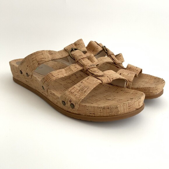 Baretraps Sandals Cella Cork Open Toe Mule Tan 11 - Picture 10 of 10